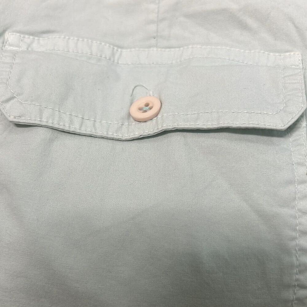 JOHNNY WAS 100% COTTON CARGO CAPRI DRAWSTRING WAIST PANTS SIZE S - Picture 6 of 6